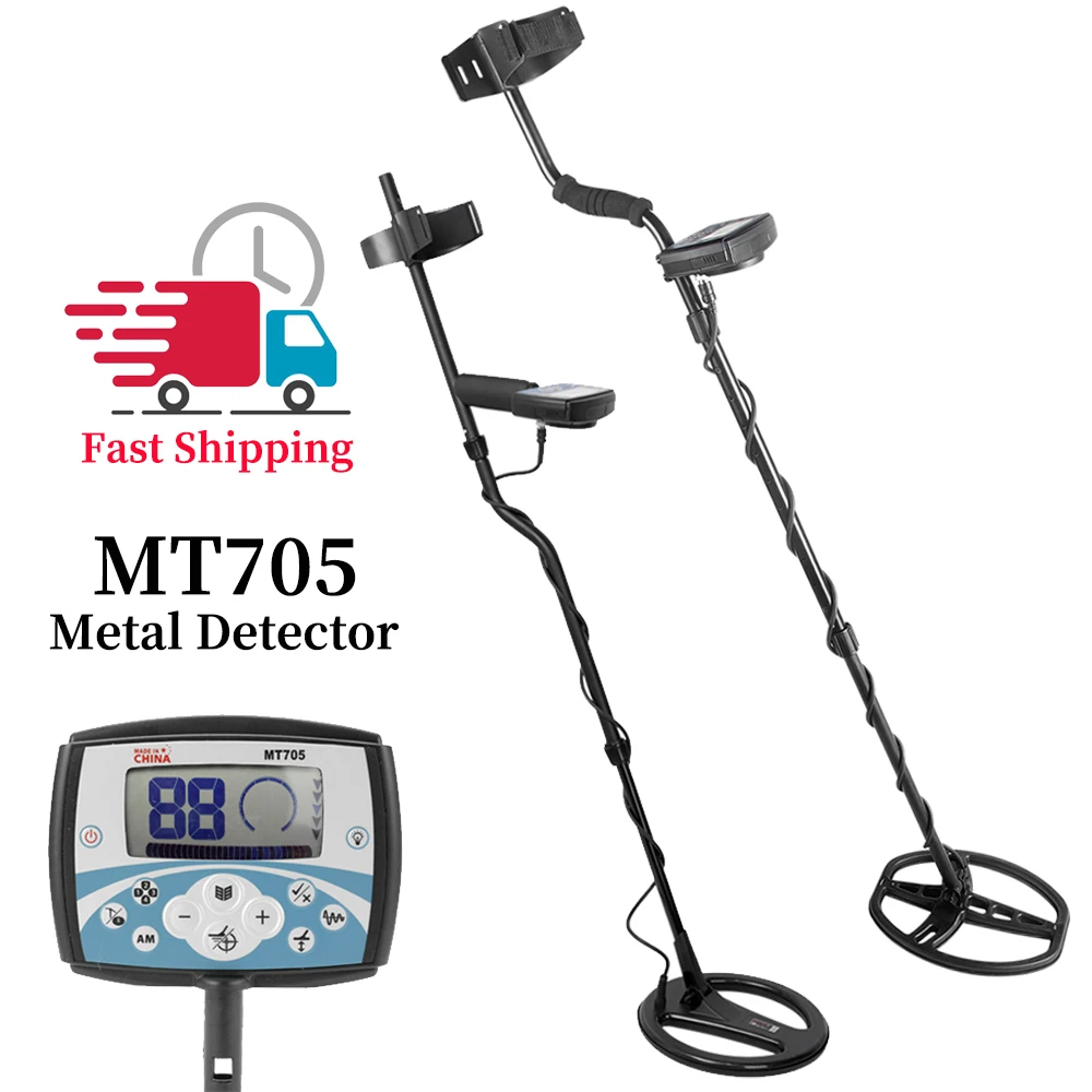 Професионален MT705 Златен метал детектори с Висока Точност Подземен Ловец LCD Дисплей Супер Стабилни Режими