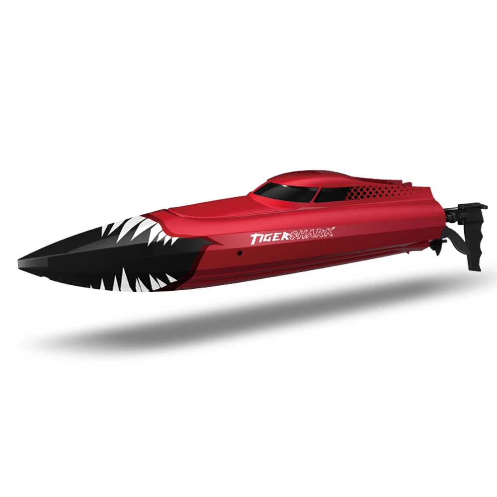Радиоуправляемая Лодка 2,4 Г Полночастотная Високоскоростна Лодка с Акула 150 метра Дистанционно Управление от Разстояние е Детска Играчка, Игра Лодки с Дистанционно Управление