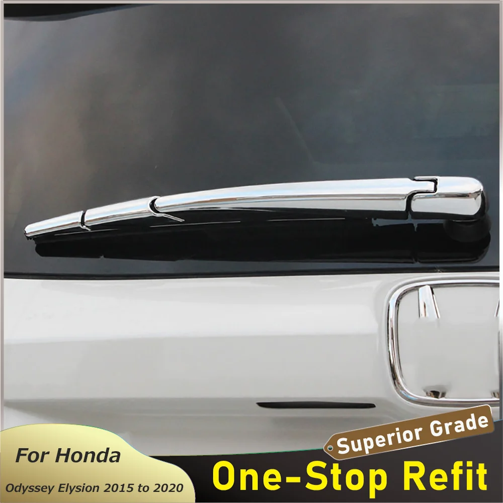 Рамка Капак Задна Чистачки ABS Хромирани Покриване на Дюзите на Чистачките на Задното стъкло С Накладки За Honda Odyssey Elysion от 2015 до 2020 година