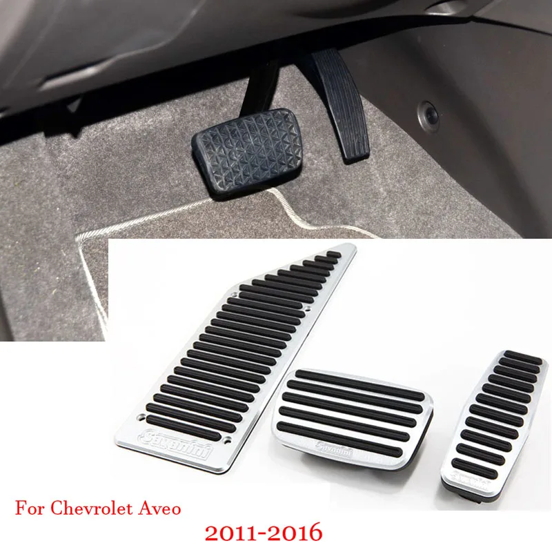 Рафтинг на Газта Газ Спирачки Поставка За Крака на Педала Плоча Хастар, Подходящи За Chevrolet Aveo 2011-2016 AT