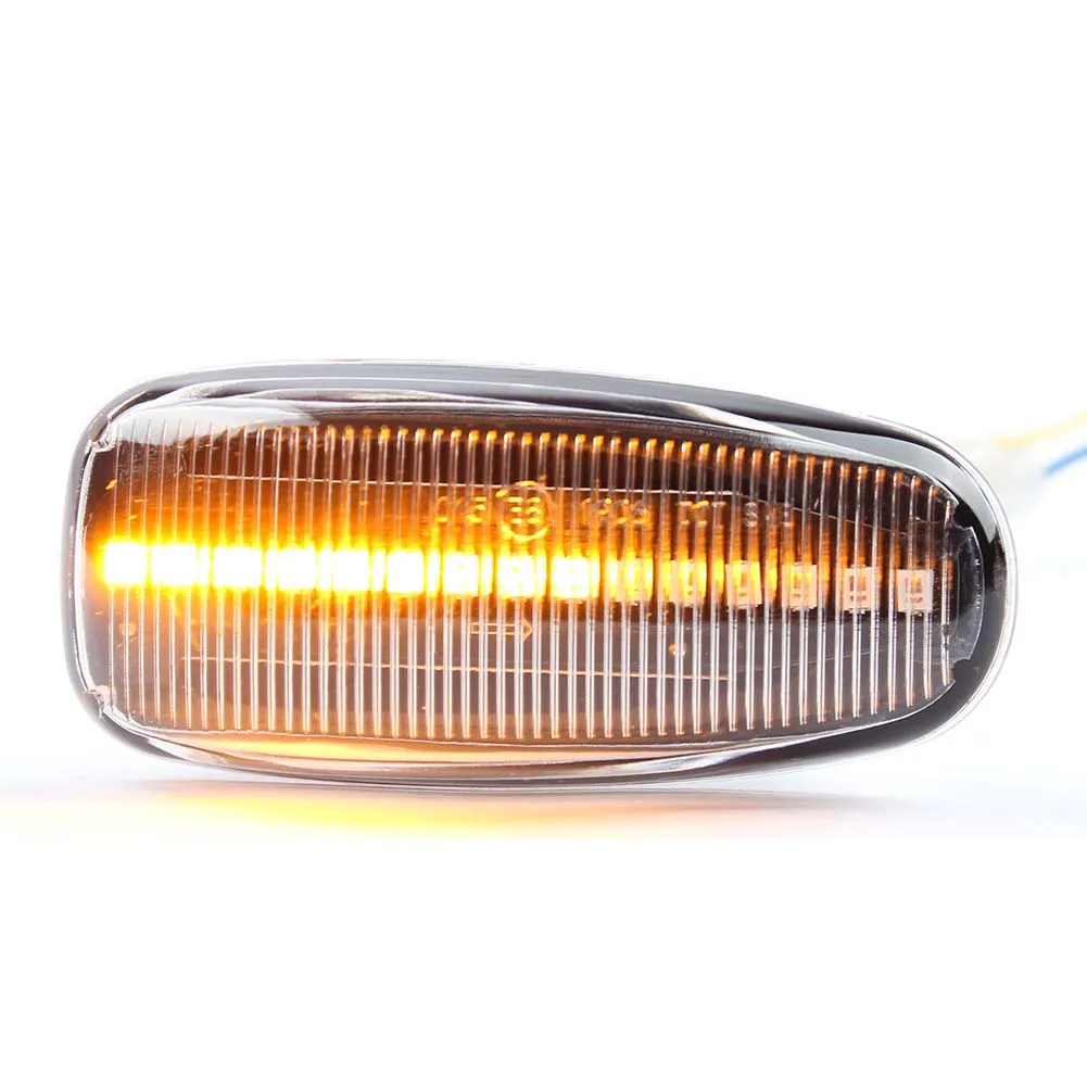 Светлини led мигач 12 vdc ABS Пластмаса + led Странични Динамични led Лампи Заместват Съществуващите Халогенни Лампи 50000hours