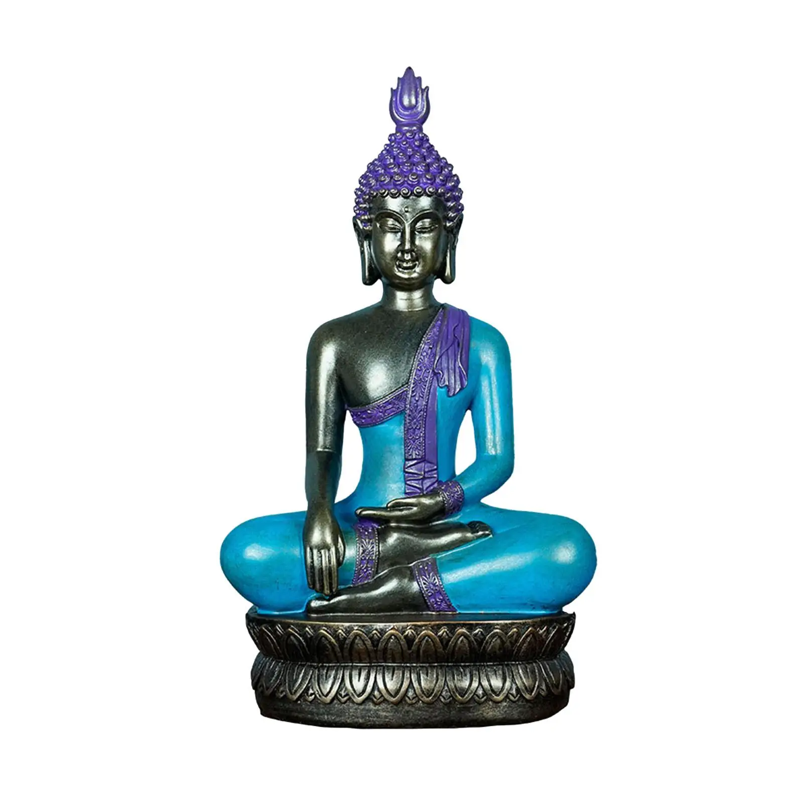 Скулптура Статуи на Буда Миниатюрна Статуетка на Ръчен труд за Плот на Шкафа Спални