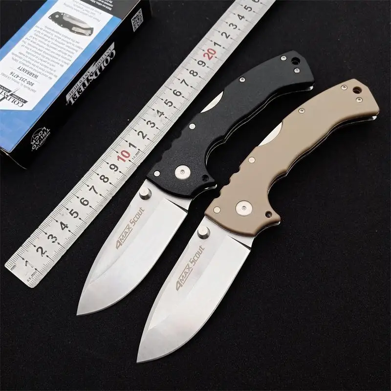 Студената Стомана 62RQ Открит Оцеляване Сгъваем Къмпинг Джобен Защитен Нож AUS-10A Нож за Оцеляване Тактически Ножове Програма EDC Инструменти