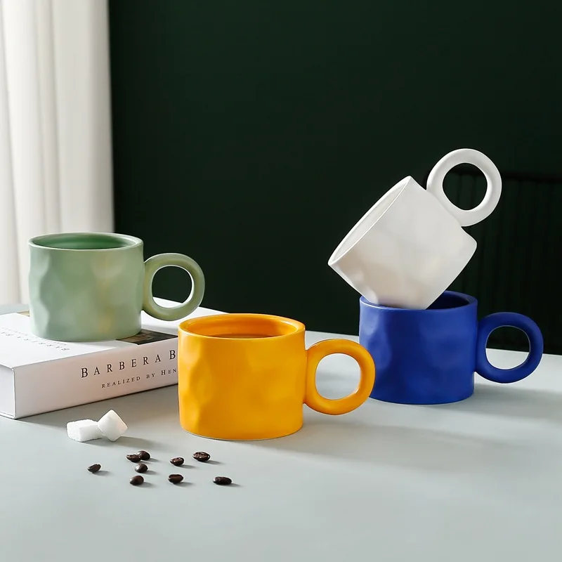 Творчески Чаши За Кафе, Керамични Красиви Чаши За Закуска, Адаптивни Чаши За Еспресо, Персонални Чаши За Пътуване Tazas Desayuno Originales