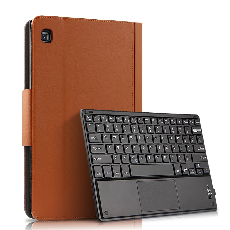Умен Клавиатура Защитен Калъф От Изкуствена Кожа За Samsung Galaxy Tab S5E SM-T720 T725 10,5 Таблет Bluetooth клавиатура Калъф + фолио + дръжка