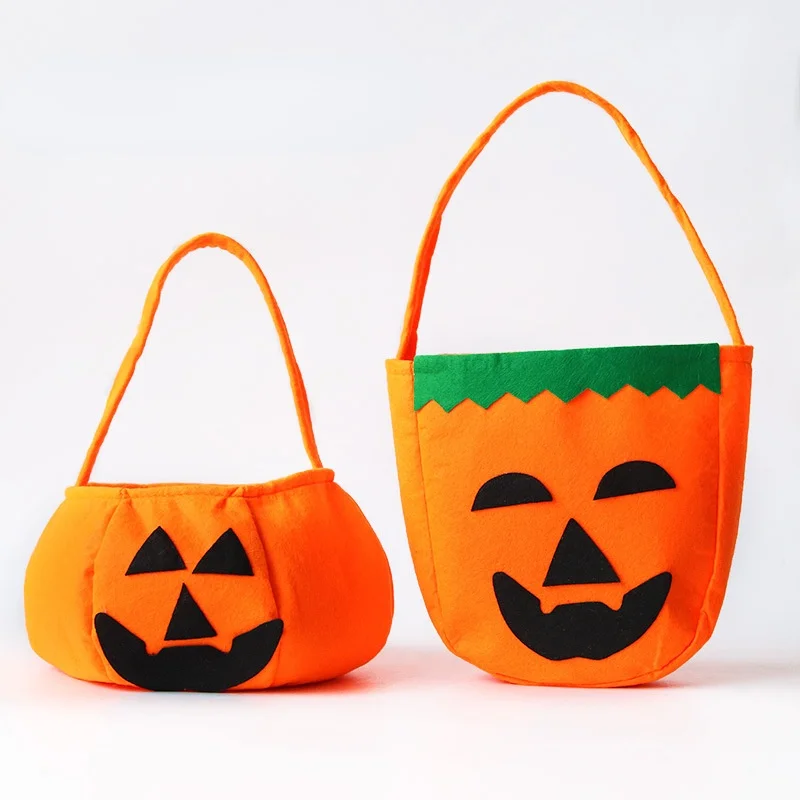 Хелоуин тиква чанта за преносим триизмерна тъкан чанта чанта за бонбони Хелоуин аксесоари грим, костюм, реквизит