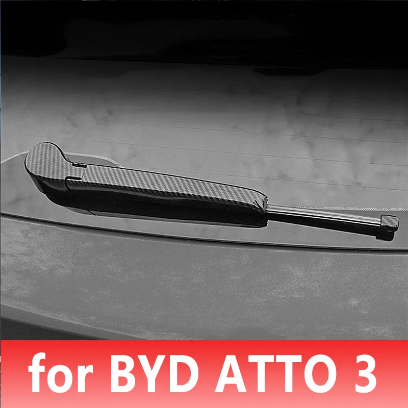 за BYD ATTO 3 EV 2022 2023 Аксесоари за украса на екстериора на автомобила ABS капачка задна чистачки красива защитно покритие