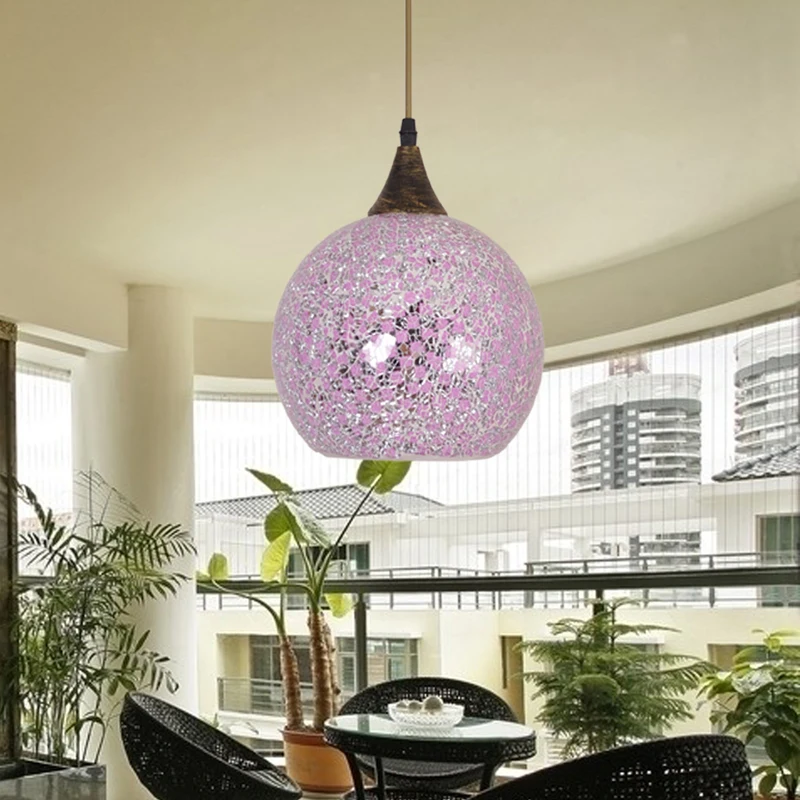модерна стъклена топка цветен кабел лампа, ръчна изработка на плетени модерна led полилей hanglampen lamparas de techo скандинавски декорация на дома