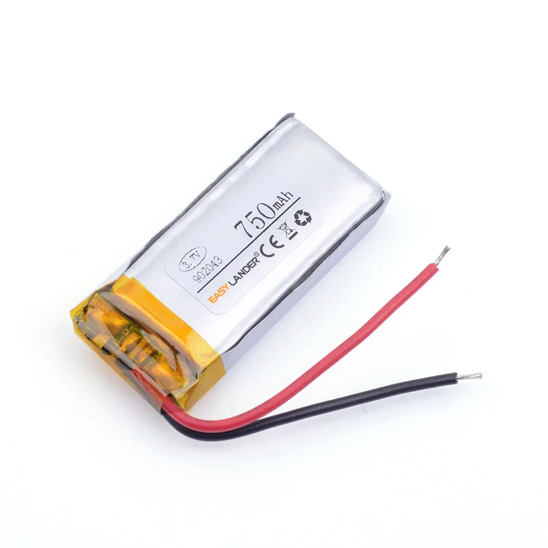 най-добрият батерия марка 3,7 На полимерно-литиева батерия 902043 750 mah За MP3 MP4, MP5 GPS безжични слушалки