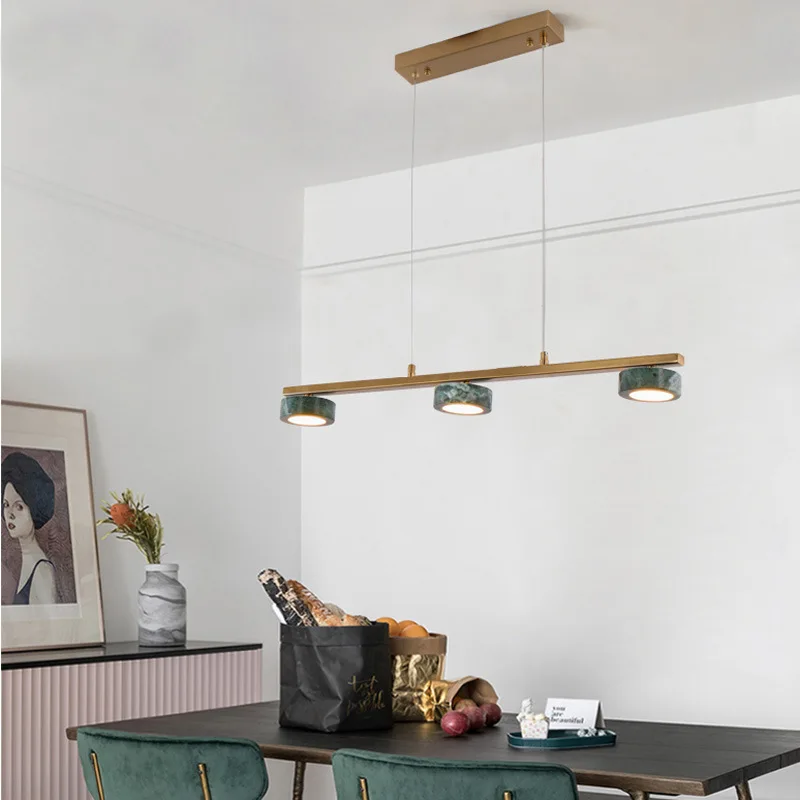 скандинавска кристален полилей осветление месинг cocina accesorio висящи лампи luzes de teto ventilador de techo
