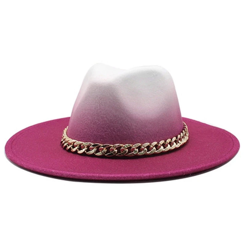 шапки fedora наклон на цвят, с однотонным колан, веригата, джаз шапки с широка периферия, ежедневни вечерни църковните сватбени шапки цвят каки, черни камила, дамски шапки