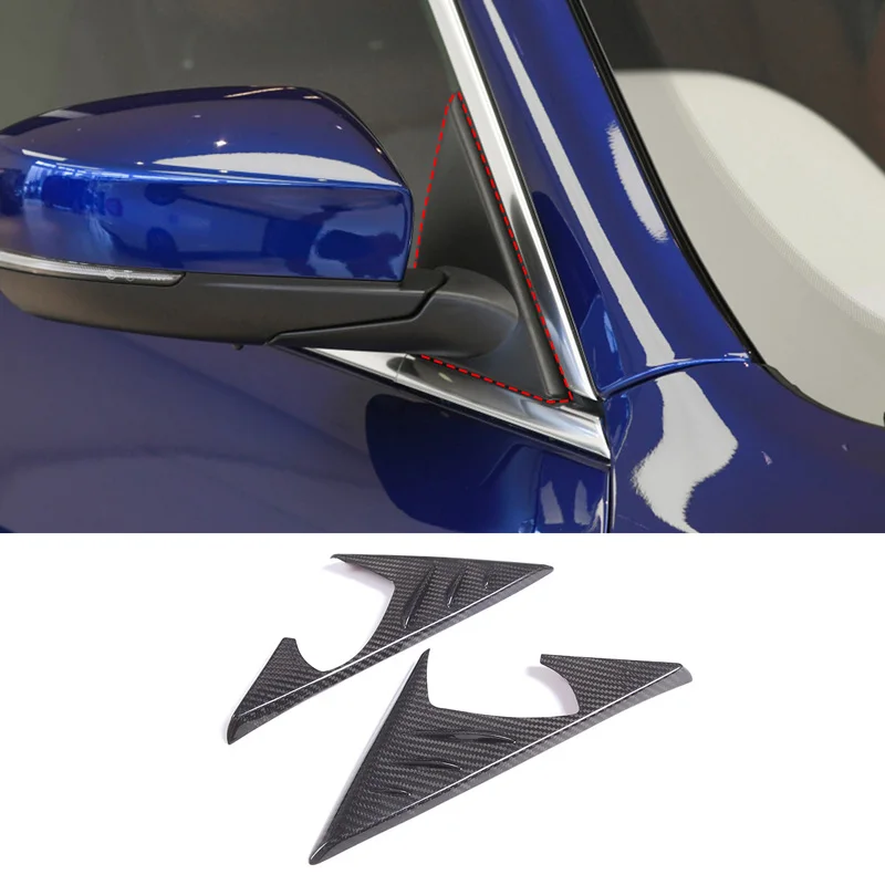 За 2014-2019 Maserati Ghibli от настоящето въглеродни влакна, автомобилен стайлинг, огледало под формата на шкафове, триъгълен тампон, стикер, автомобилни аксесоари